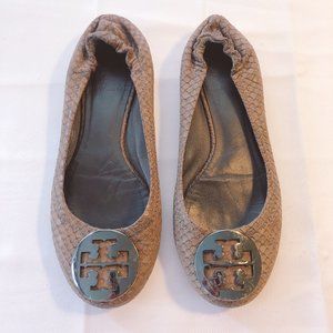 Tory Burch Textured Reva Flats